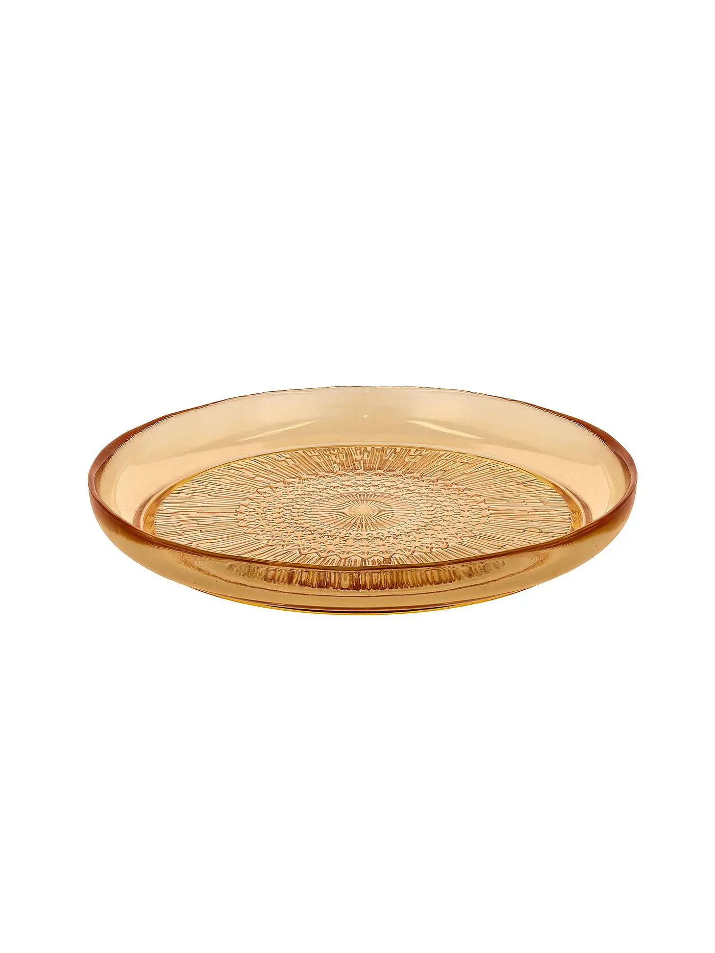 BITZ | Glasteller KUSINTHA 25cm Amber | 